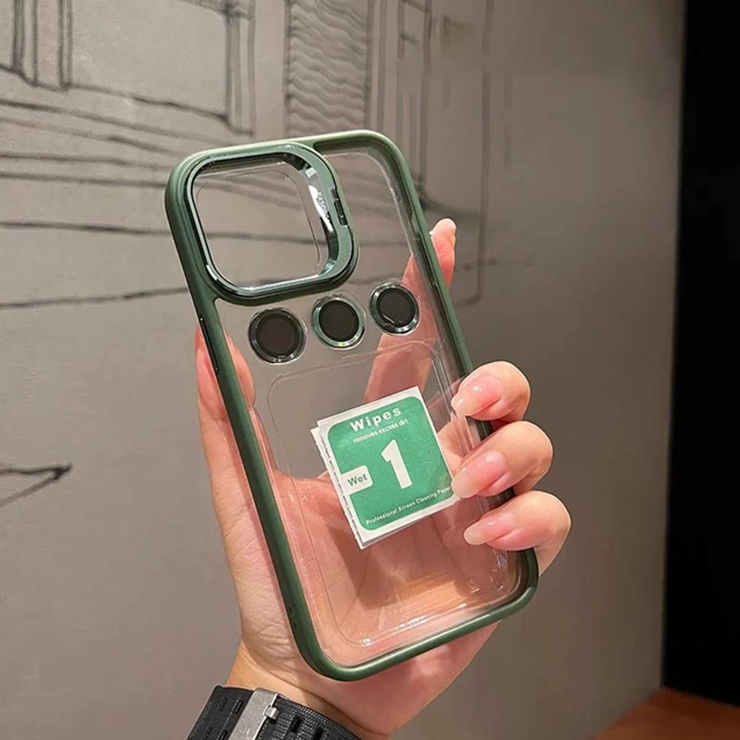 Luxury Camera Lens Flip Bracket Case - iPhone - Image 8