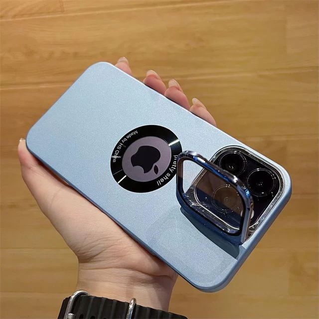 Luxury Camera Stand With Logo Cut Case - iPhone - Image 11