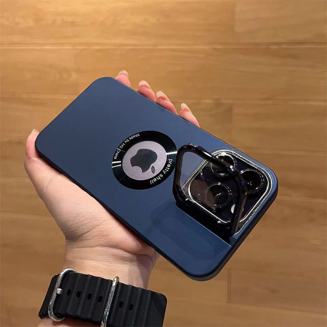 Luxury Camera Stand With Logo Cut Case - iPhone - Image 12