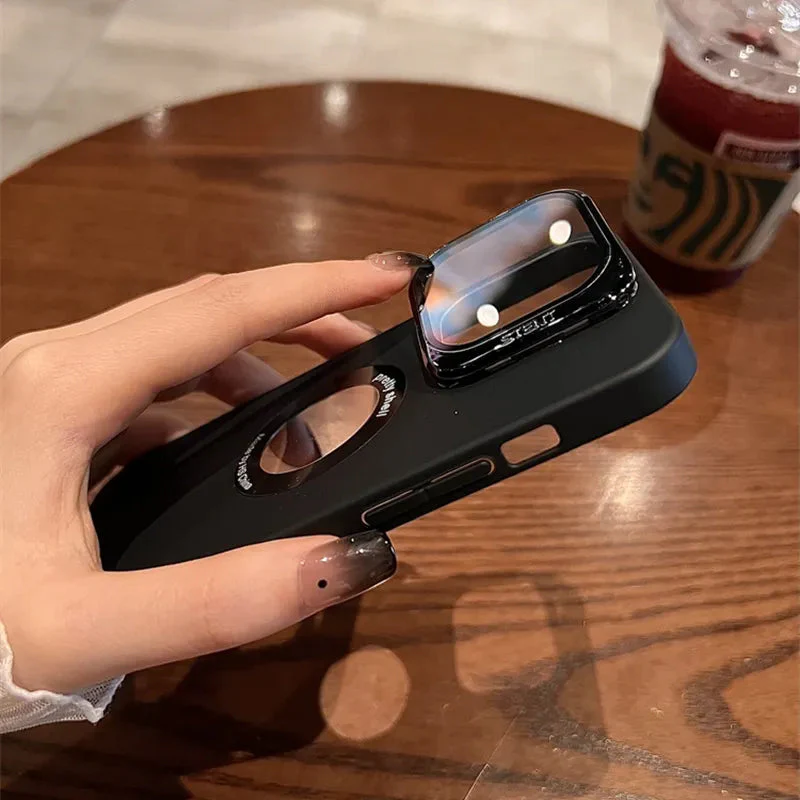 Luxury Camera Stand With Logo Cut Case - iPhone - Image 13