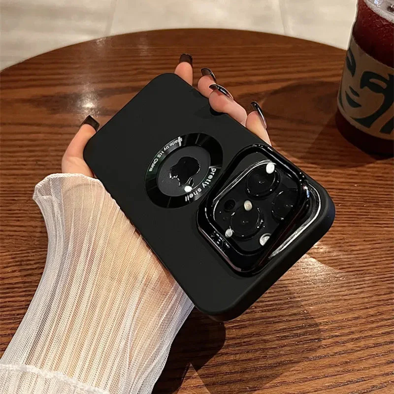 Luxury Camera Stand With Logo Cut Case - iPhone - Image 14