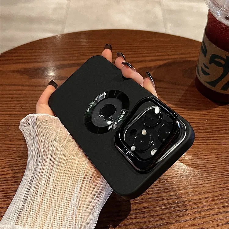 Luxury Camera Stand With Logo Cut Case - iPhone - Image 8