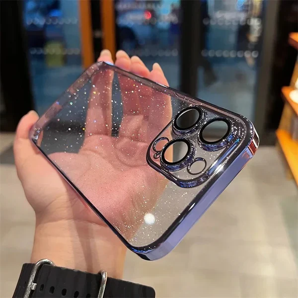 Luxury Clear Bling Lens Shield Case - iPhone - Image 4