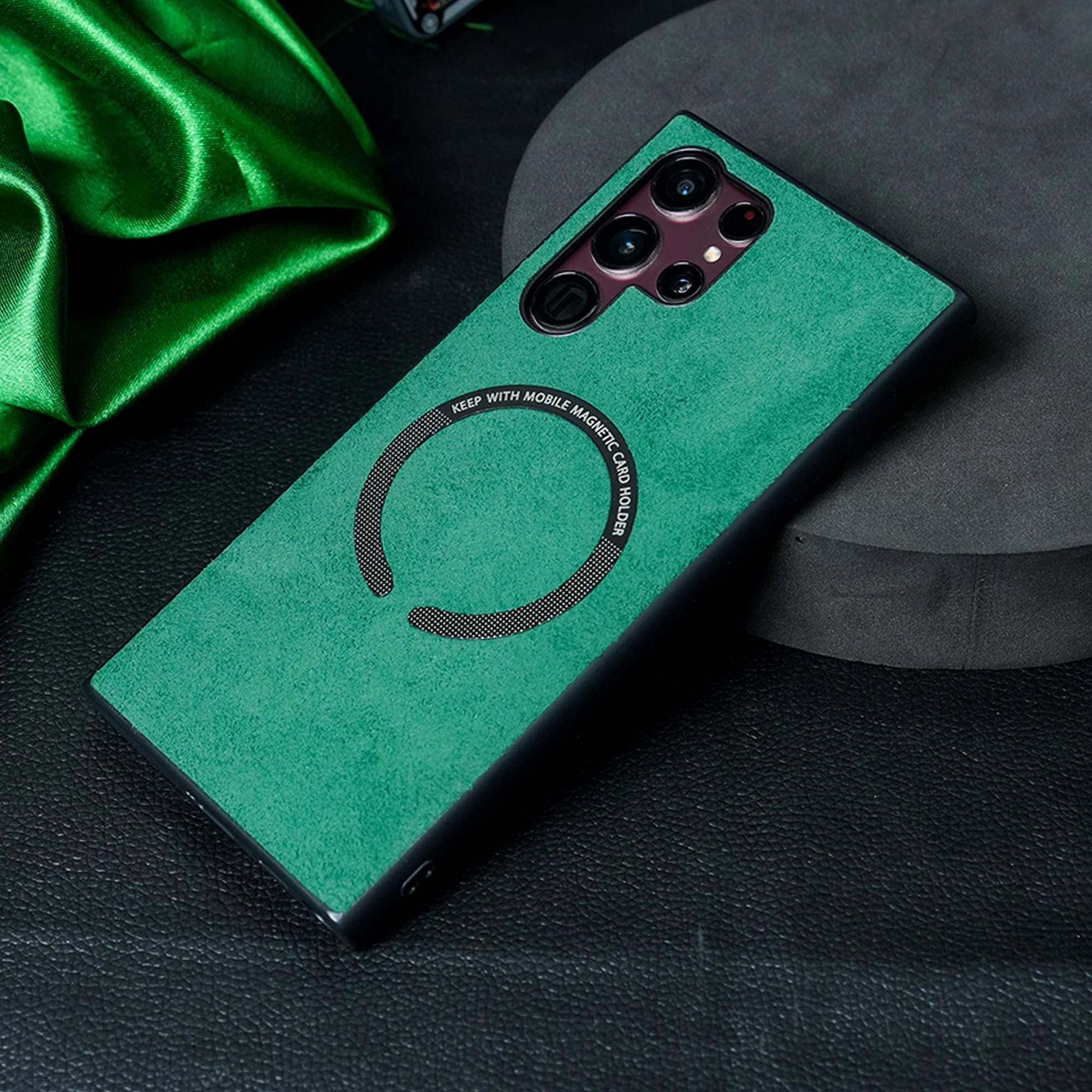 Luxury Fabric Magsafe Case - Samsung - Image 2