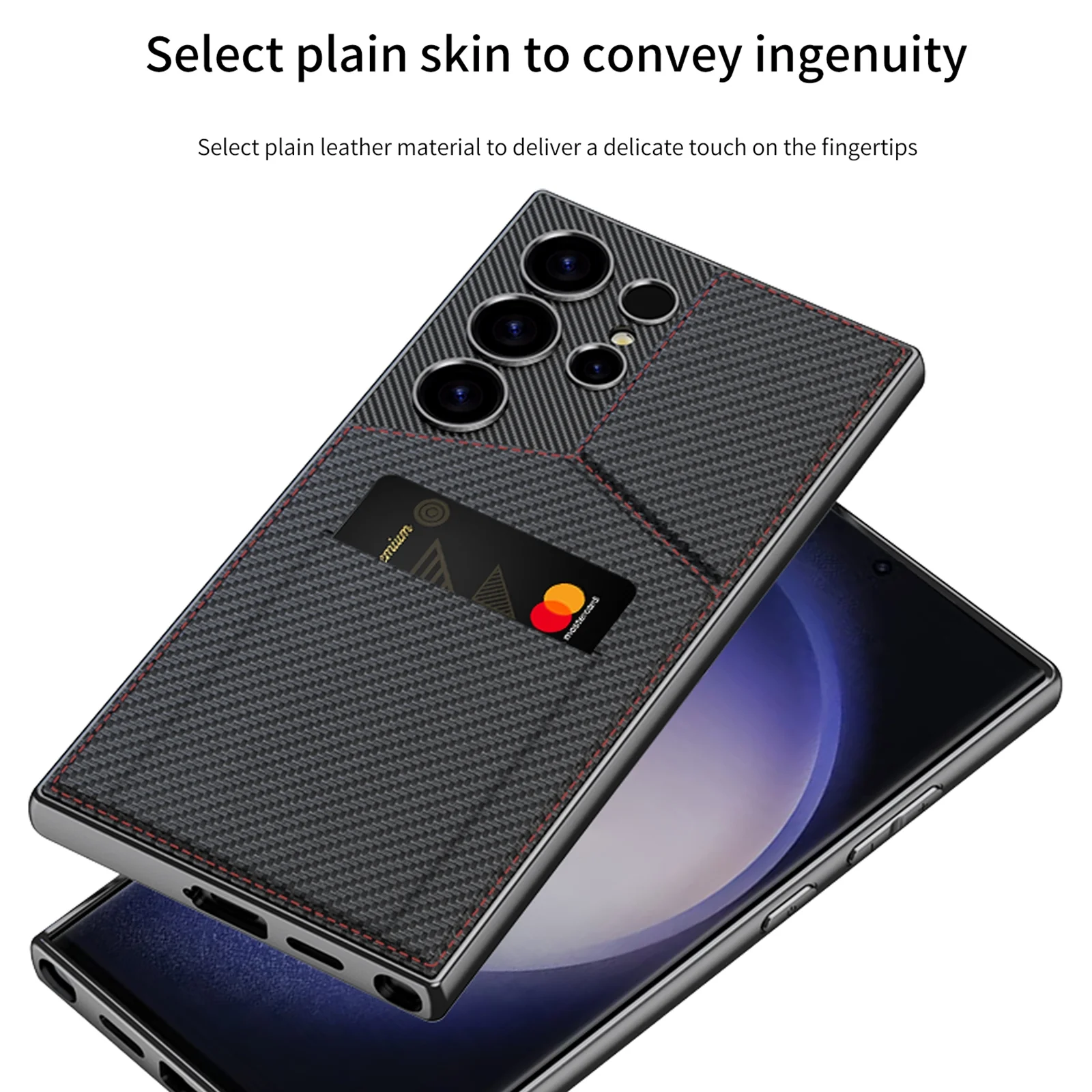 Luxury Magnetic Bracket Card Holder Case - Samsung - Image 6