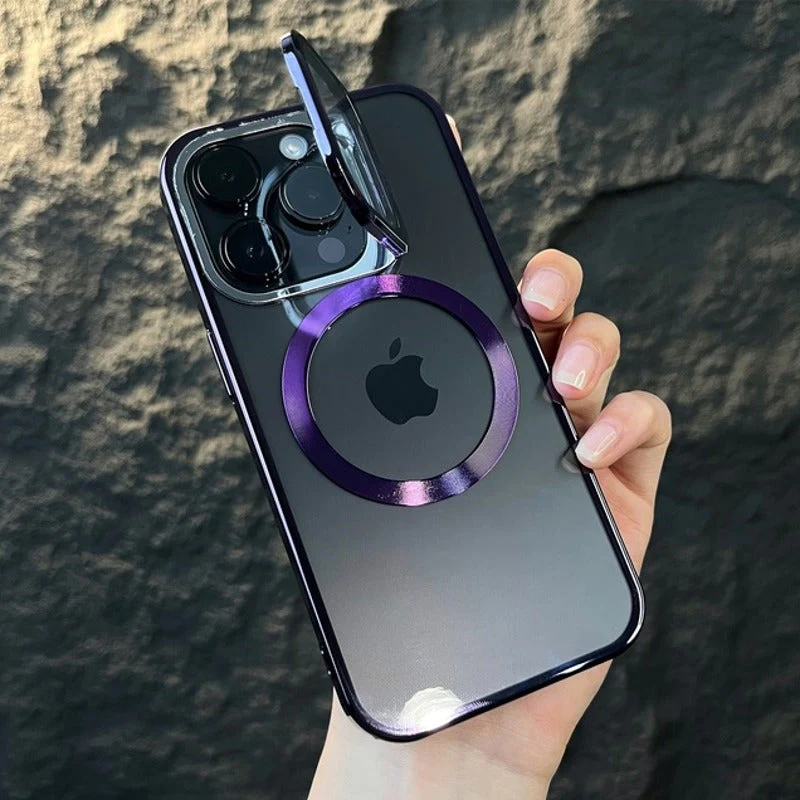 Luxury MagSafe Camera Protector Stand Case - iPhone - Image 6