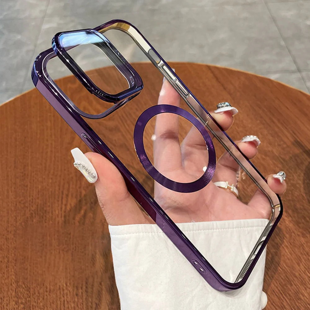 Luxury MagSafe Camera Protector Stand Case - iPhone - Image 9