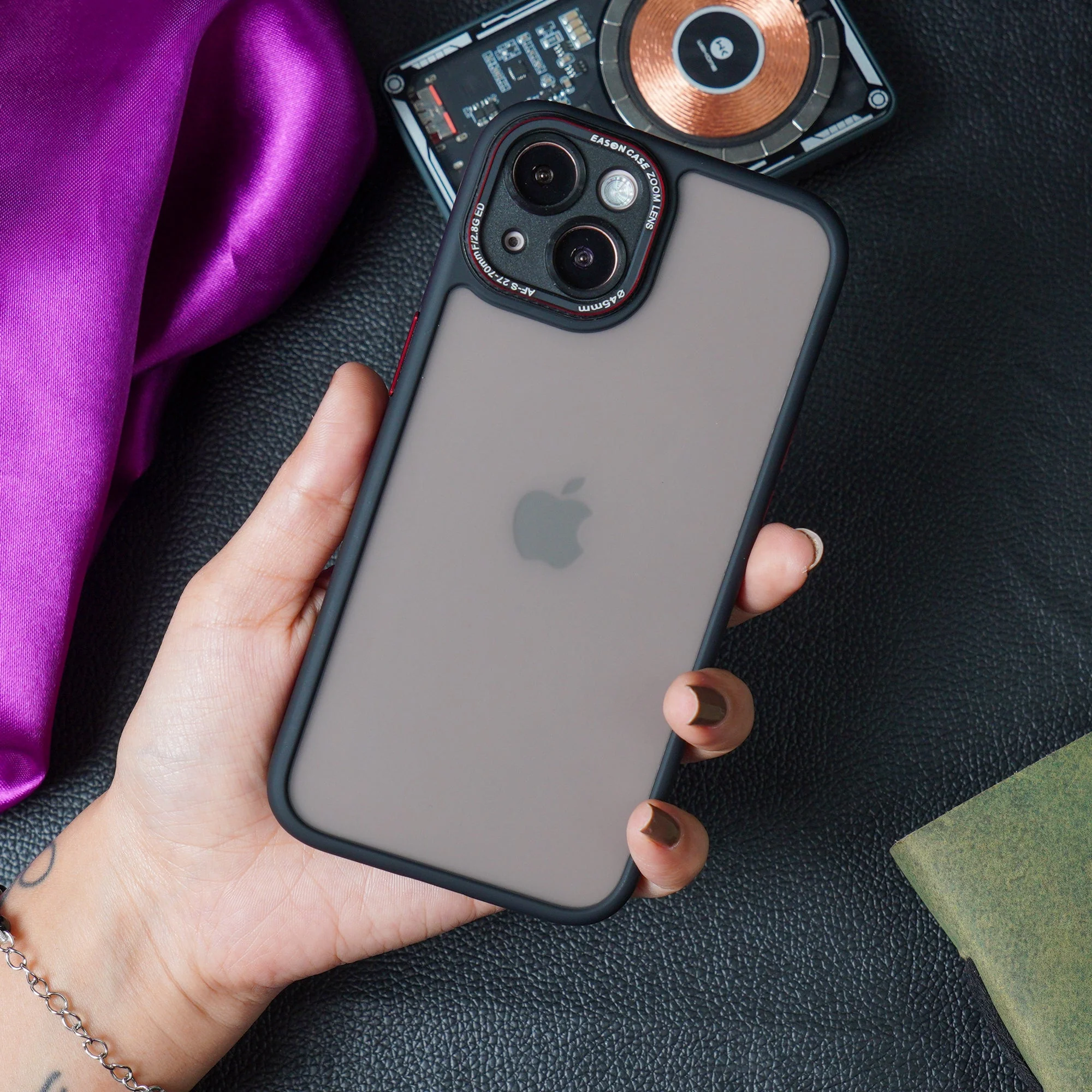 Luxury Matte Shockproof Armor Case -iPhone - Image 13