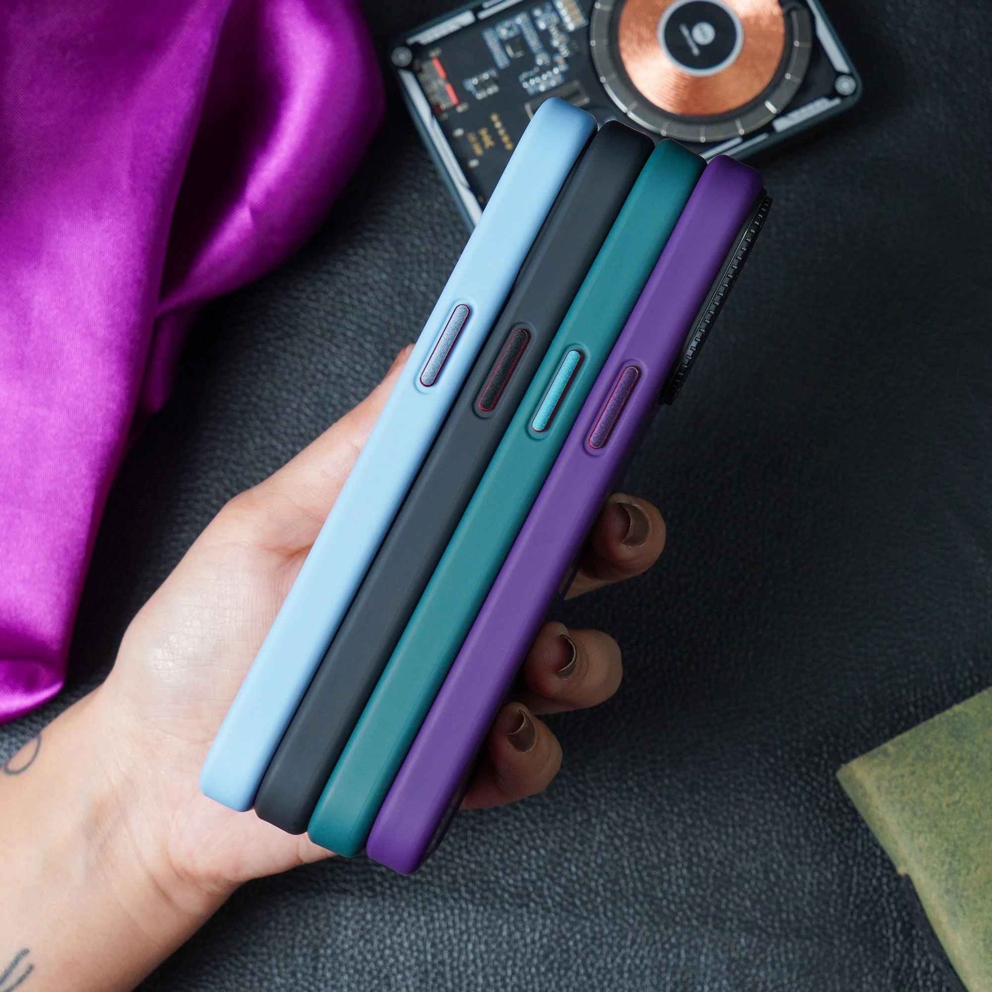 Luxury Matte Shockproof Armor Case -iPhone - Image 14