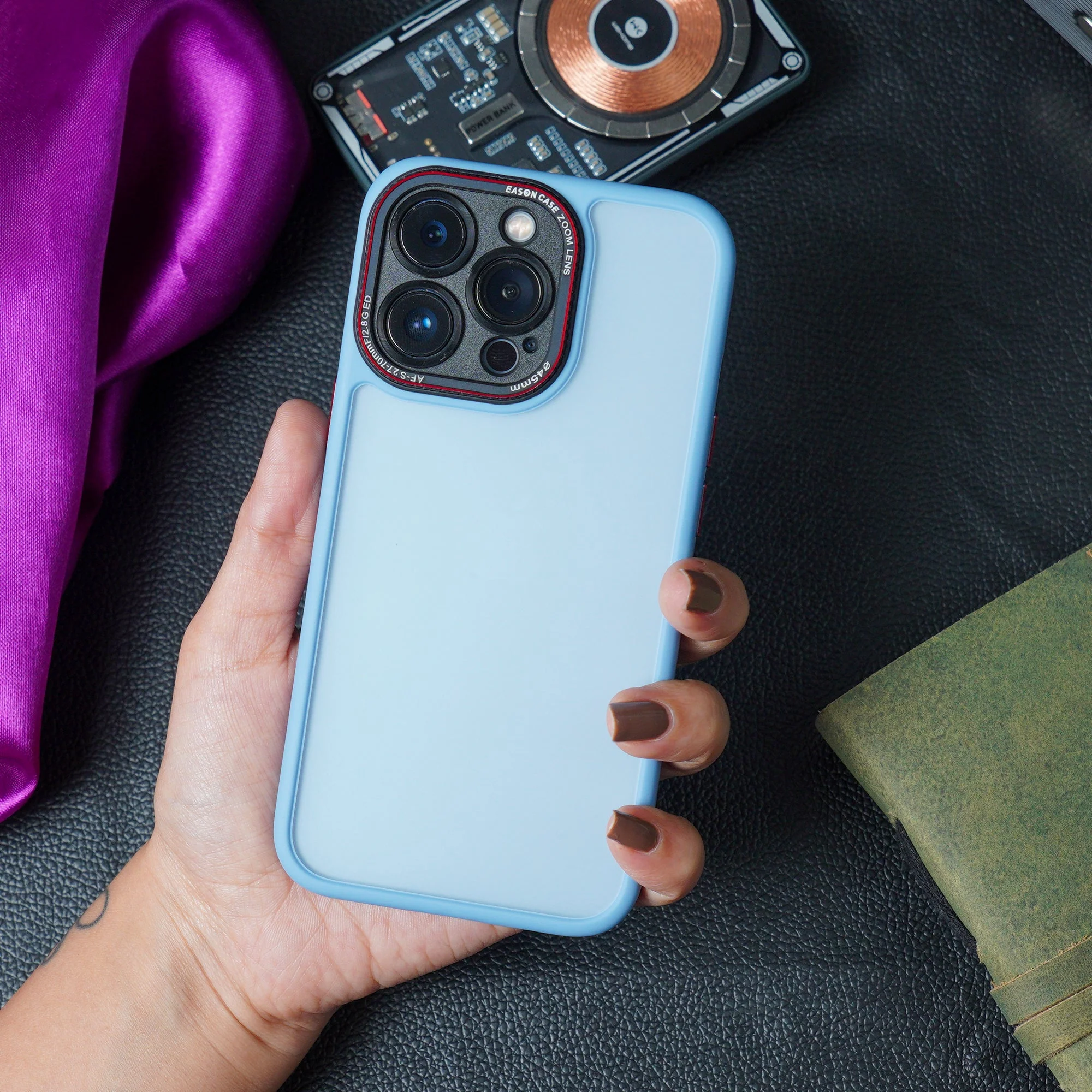 Luxury Matte Shockproof Armor Case -iPhone - Image 2