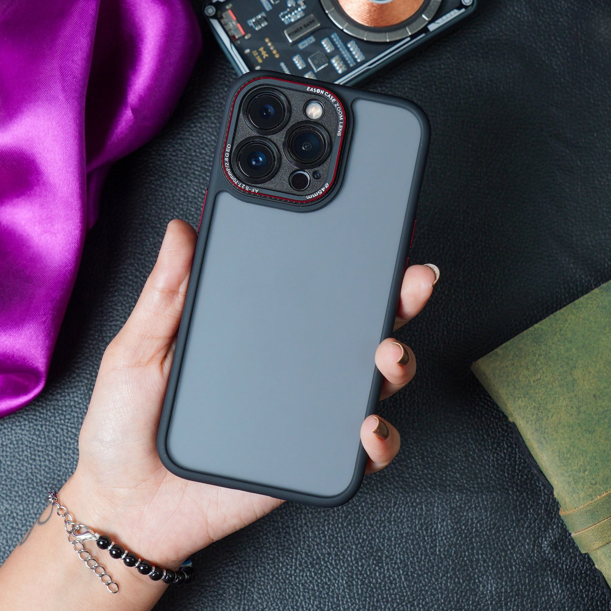 Luxury Matte Shockproof Armor Case -iPhone - Image 9