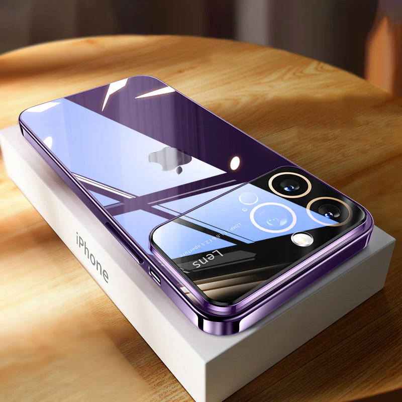 Luxury Plating Transparent Window Lens Case - iPhone - Image 10