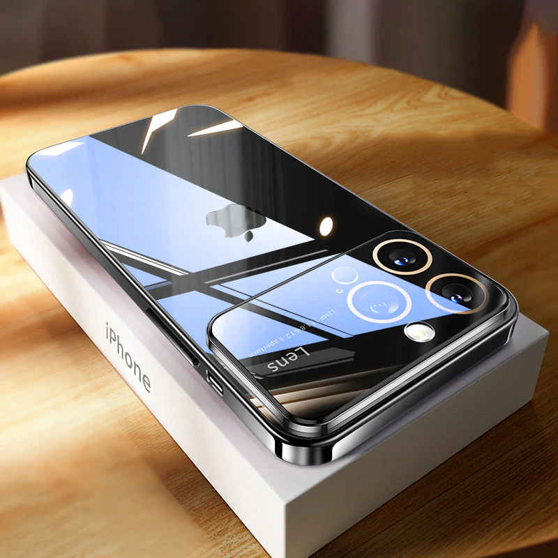 Luxury Plating Transparent Window Lens Case - iPhone - Image 2