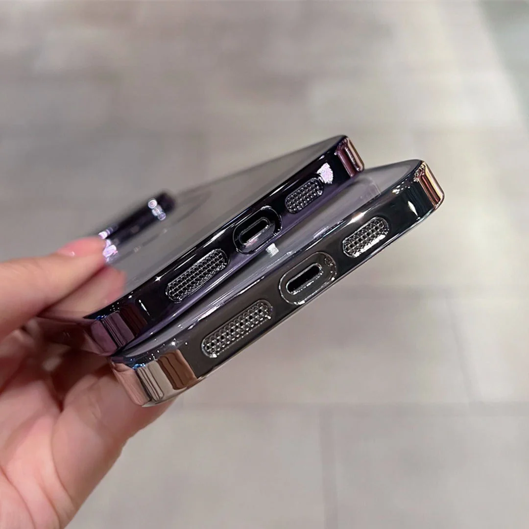 Luxury Plating Transparent Window Lens Case - iPhone - Image 4