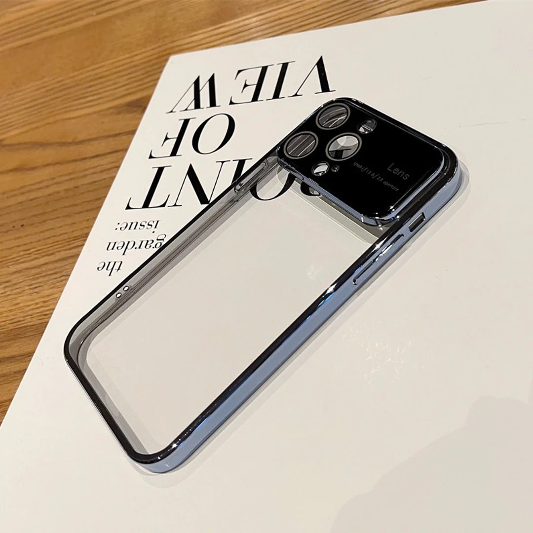 Luxury Plating Transparent Window Lens Case - iPhone - Image 5