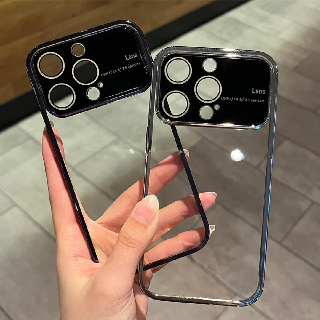 Luxury Plating Transparent Window Lens Case - iPhone - Image 6