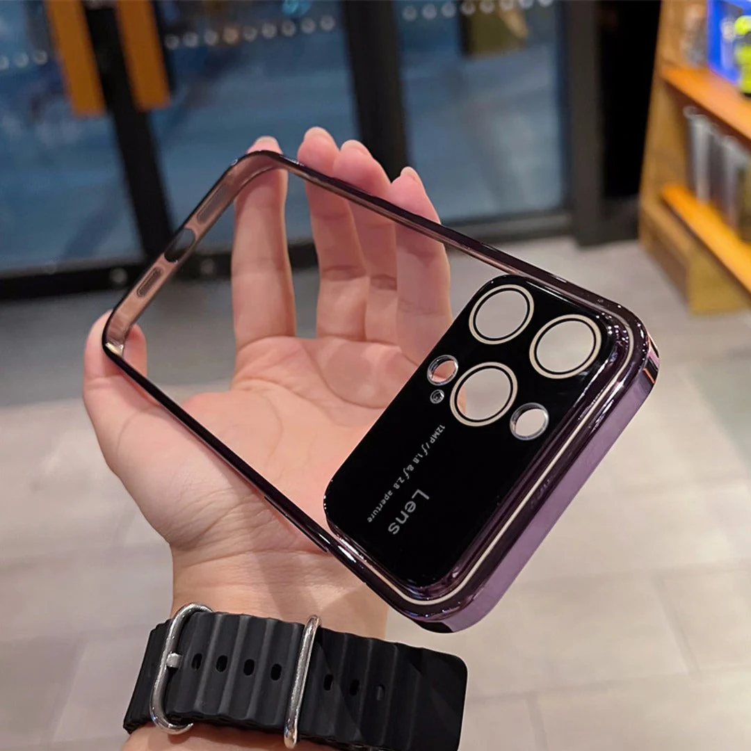 Luxury Plating Transparent Window Lens Case - iPhone - Image 7