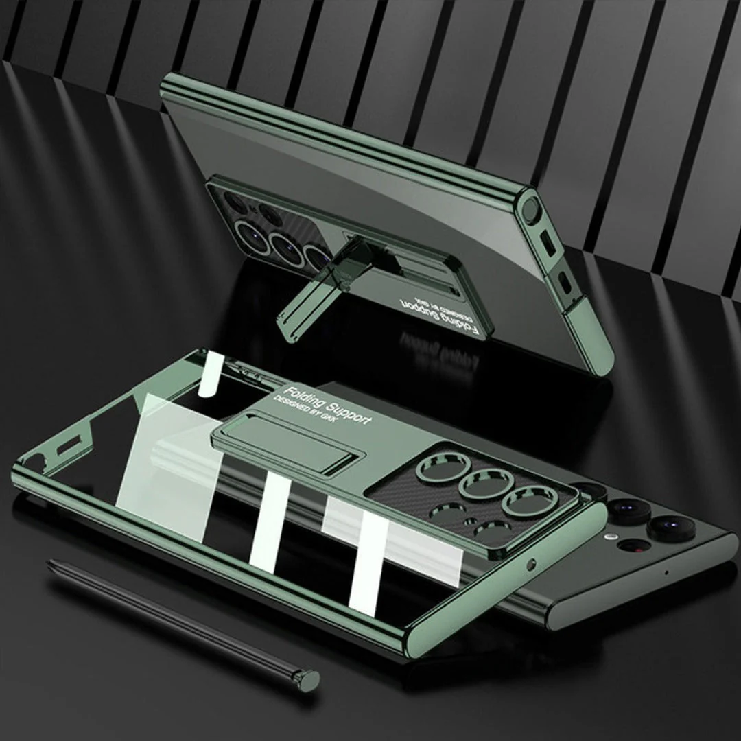 Luxury Ultra Clear Hybrid Stand Case - Samsung - Image 10