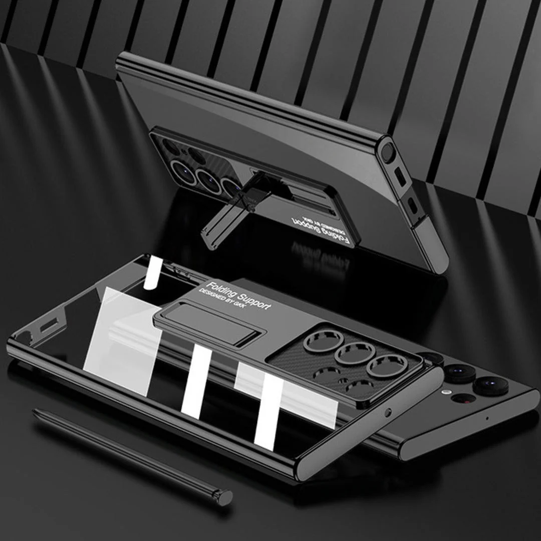 Luxury Ultra Clear Hybrid Stand Case - Samsung - Image 11