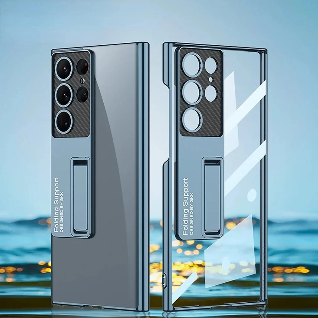 Luxury Ultra Clear Hybrid Stand Case - Samsung - Image 9