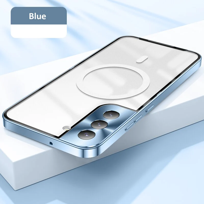 Luxury Ultra-Thin Magsafe Matte Metal Frame Case - Samsung - Image 11