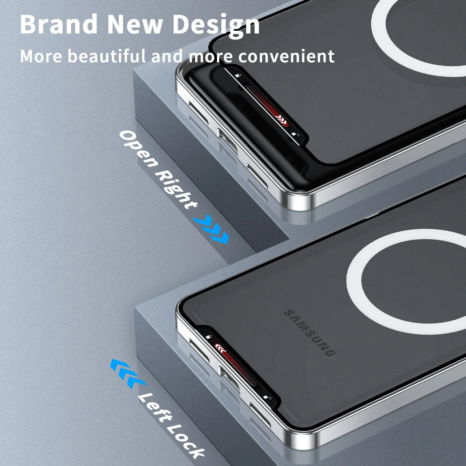 Luxury Ultra-Thin Magsafe Matte Metal Frame Case - Samsung - Image 29