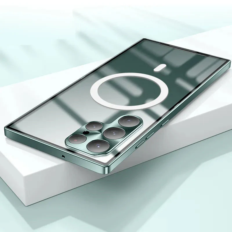 Luxury Ultra-Thin Magsafe Matte Metal Frame Case - Samsung - Image 6
