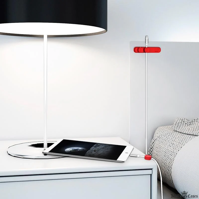 Magnetic Desktop USB Cable Holder Stand - Image 3