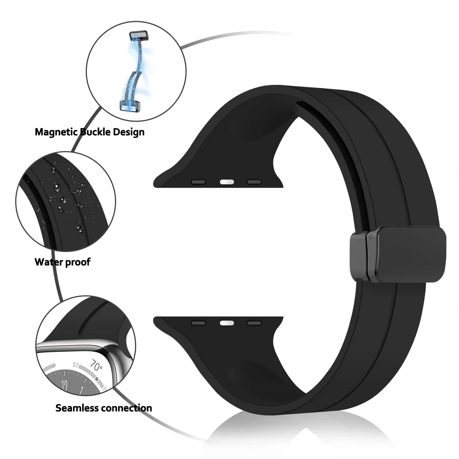 Magnetic Lock Strap For Apple Watch - Image 11