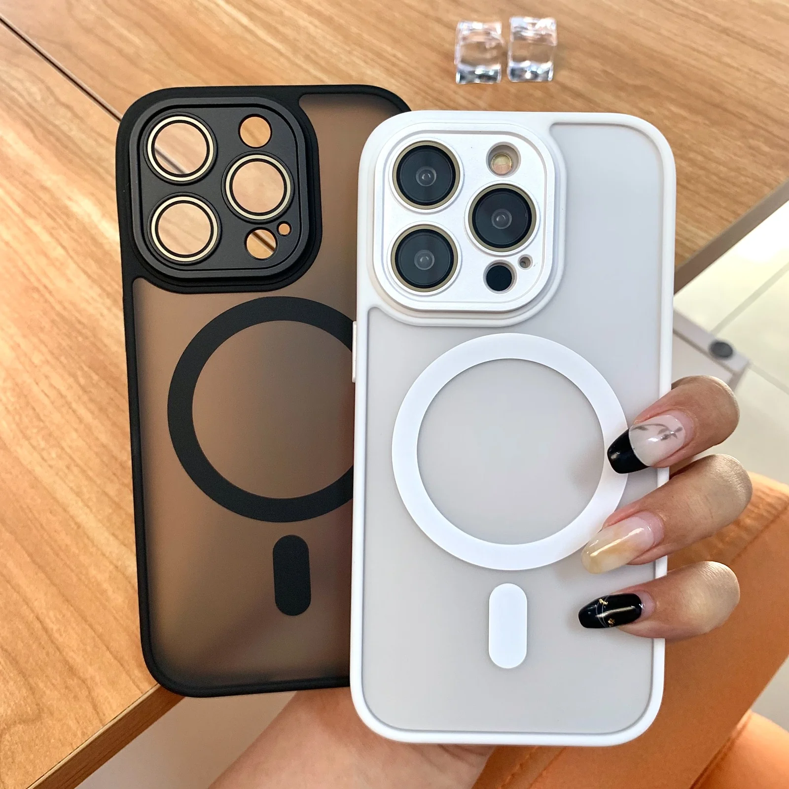 iPhone 15 Series Magnetic Matte Translucent Magsafe Case - Image 15