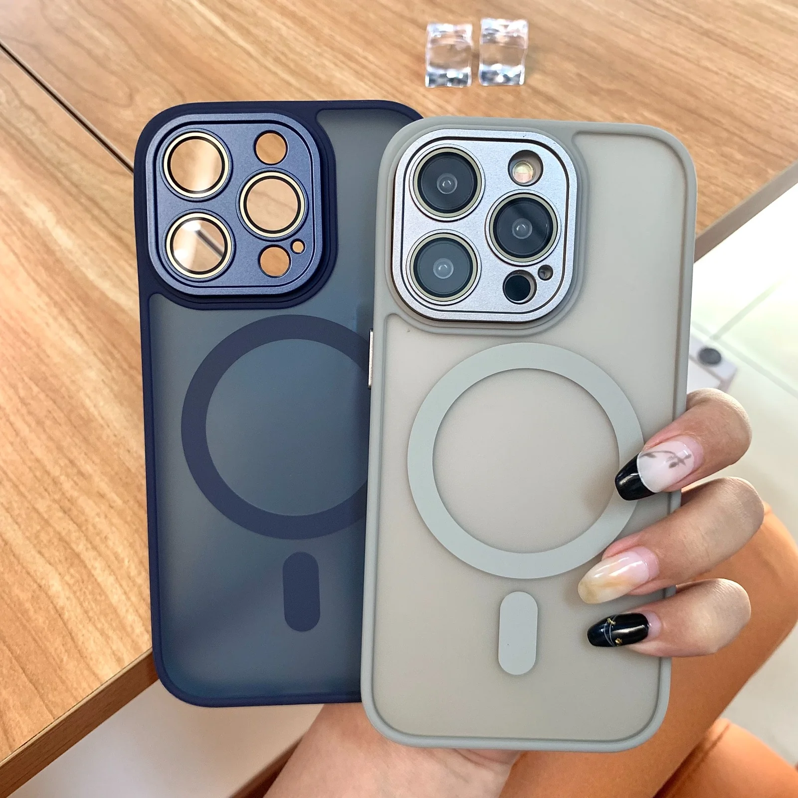 iPhone 15 Series Magnetic Matte Translucent Magsafe Case - Image 17