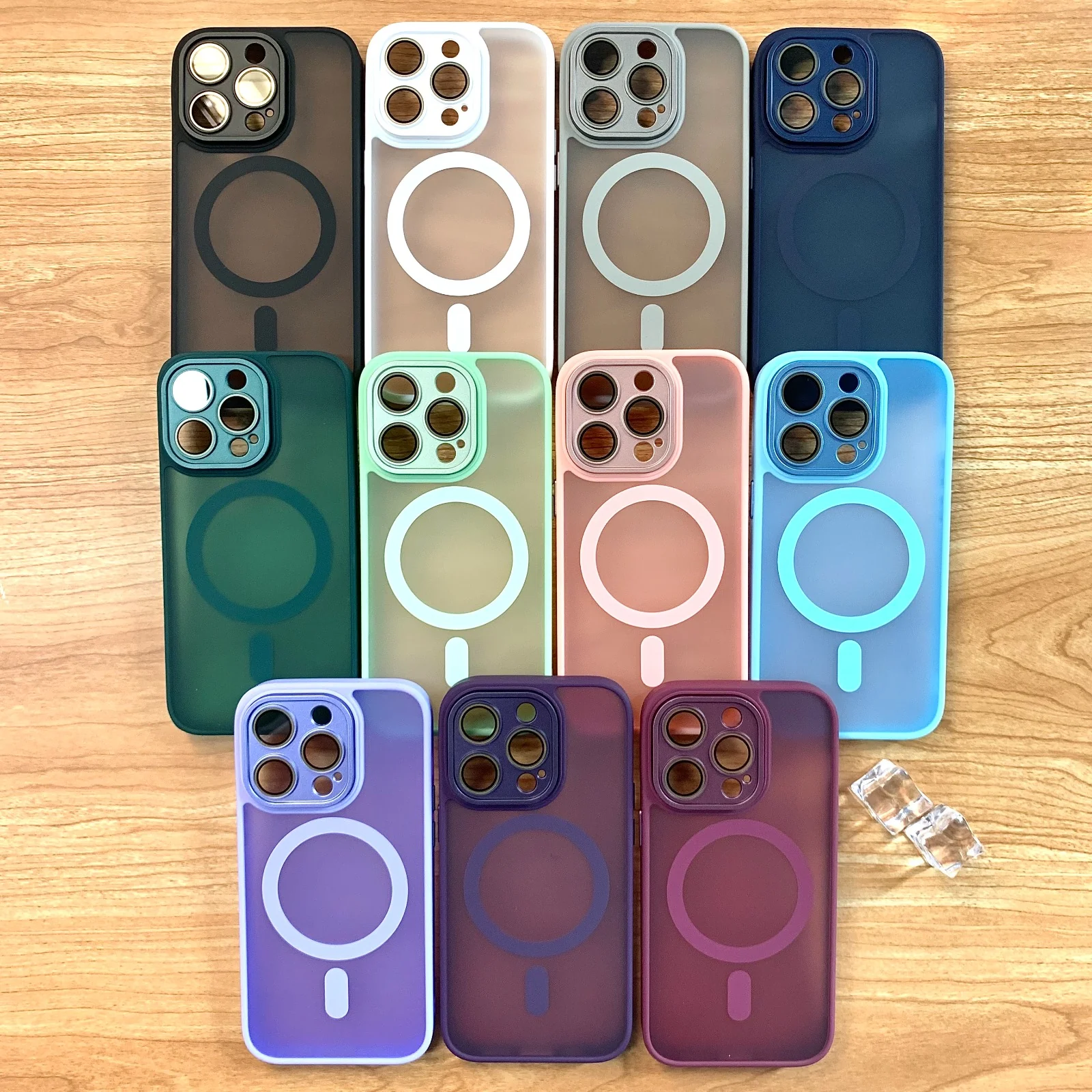 iPhone 15 Series Magnetic Matte Translucent Magsafe Case - Image 6