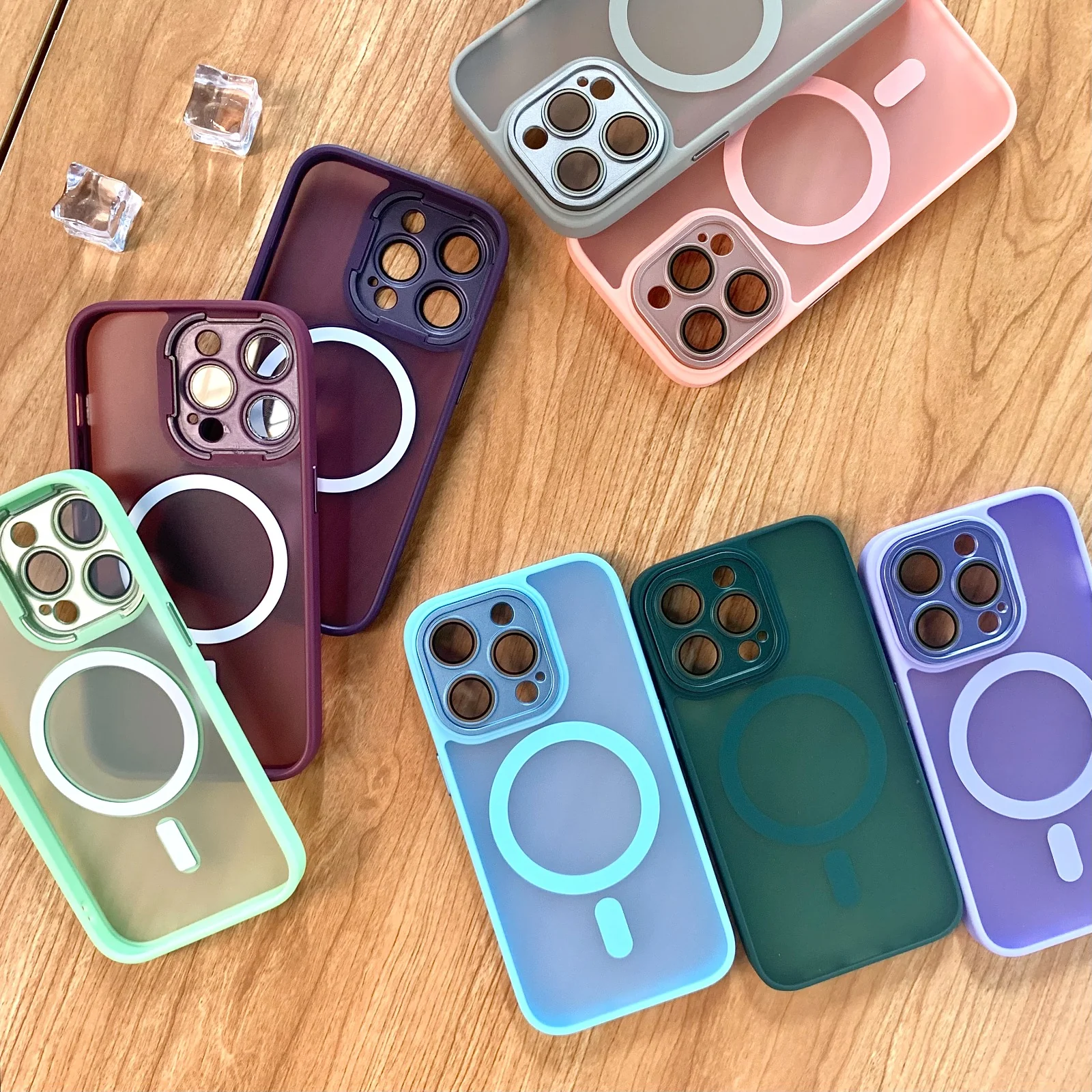 iPhone 15 Series Magnetic Matte Translucent Magsafe Case - Image 7