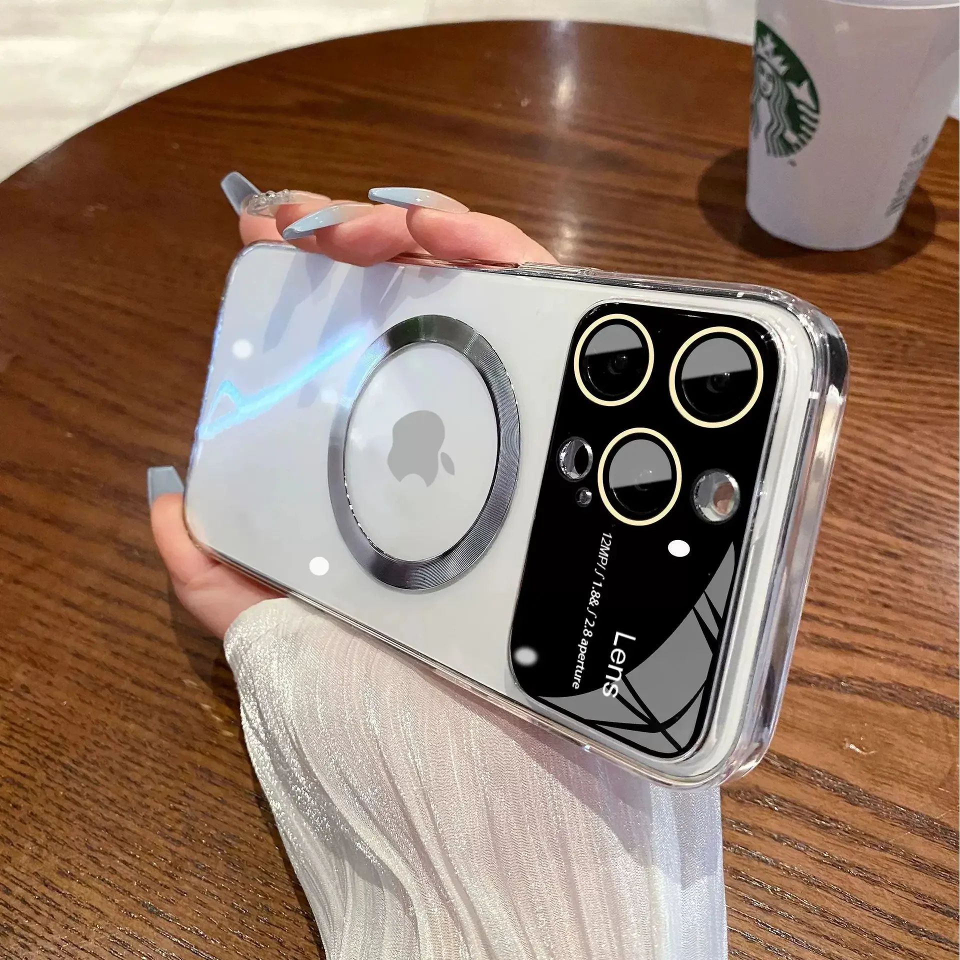 Magnetic Plating Acrylic MagSafe Case - iPhone - Image 9