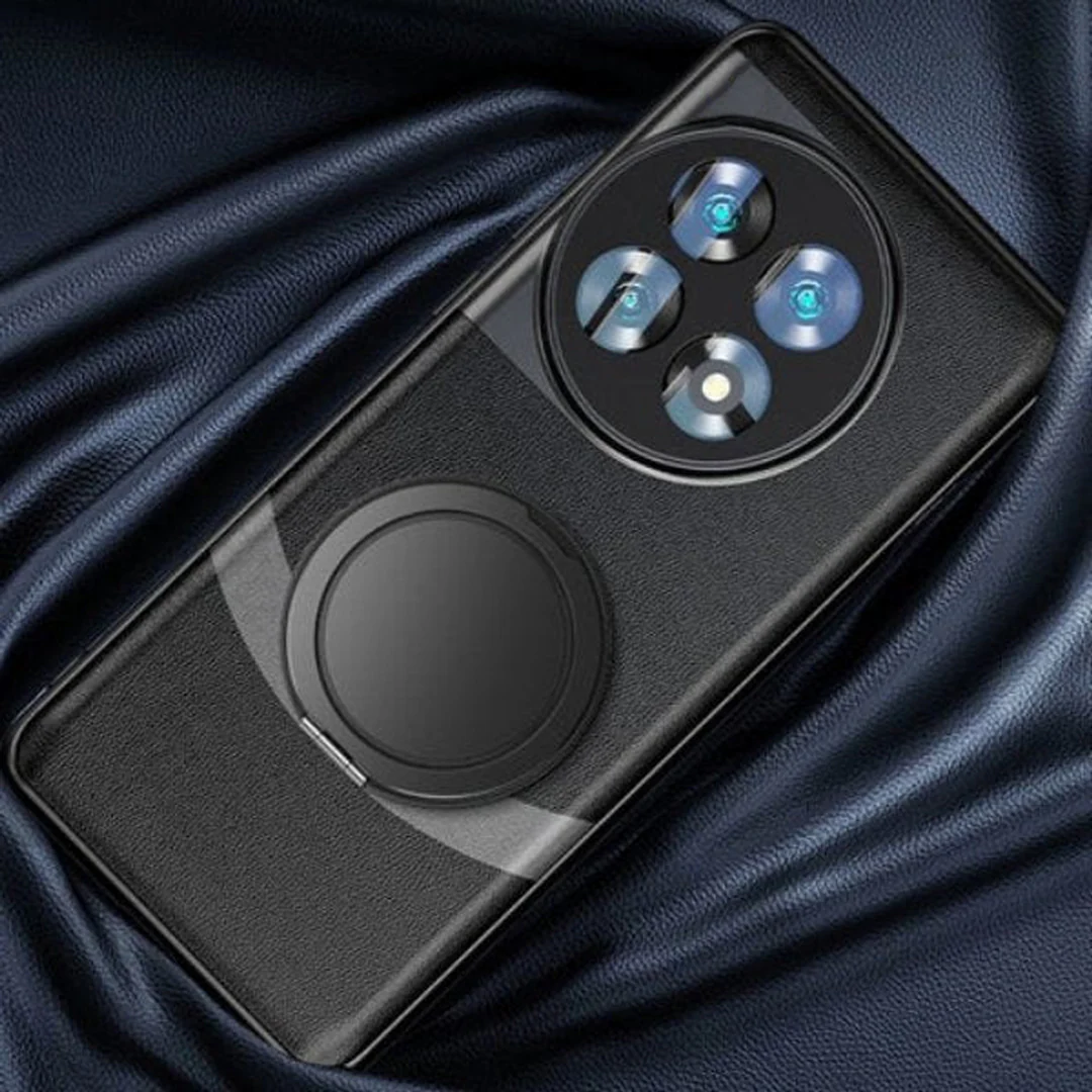 Magnetic Ring Contrast Leather Case - OnePlus - Image 2