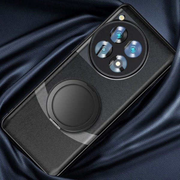 Magnetic Ring Contrast Leather Case - OnePlus - Image 5