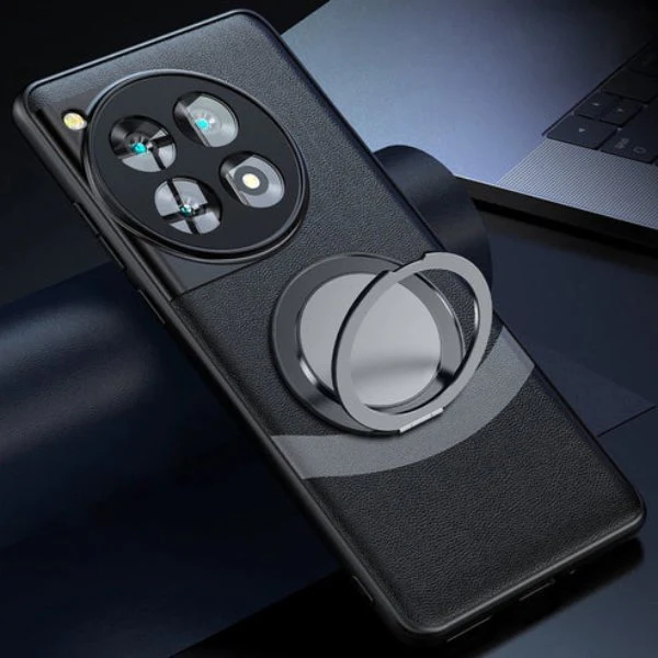 Magnetic Ring Contrast Leather Case - OnePlus - Image 7
