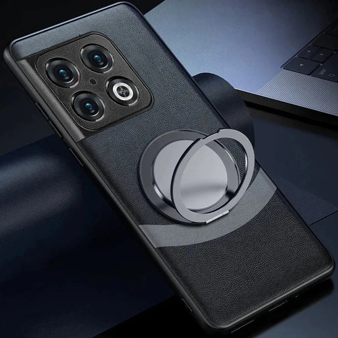 Magnetic Ring Contrast Leather Case - OnePlus - Image 9