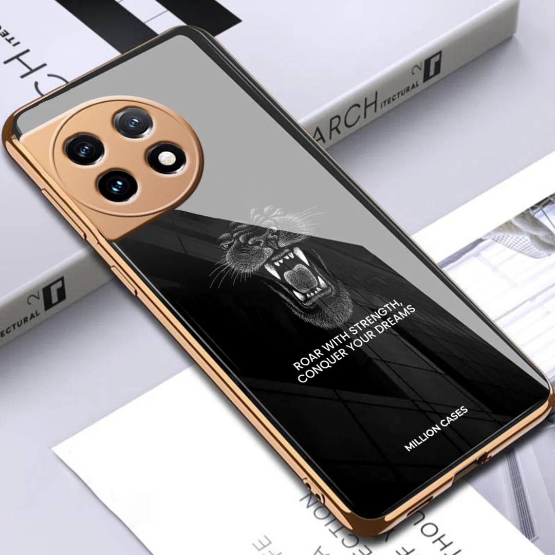 Majestic Lion Glass Phone Case - OnePlus - Image 4