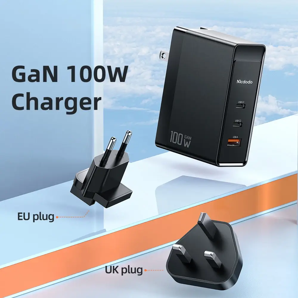 Master Power 100W USB-C Fast Wall Charging Adapter - Image 3