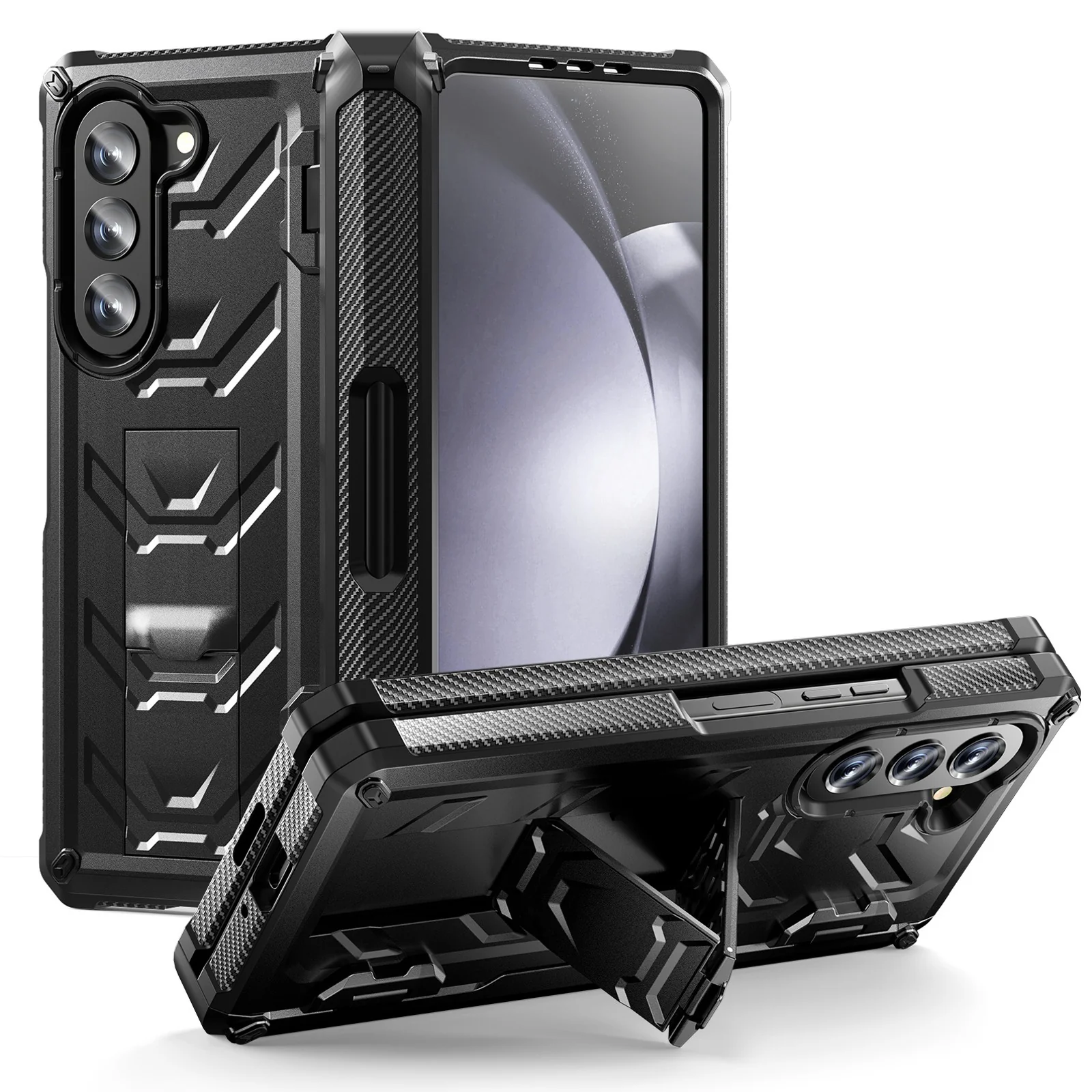 Matrix Hinge Shield Kickstand Case With Pen Slot - Samsung - Image 10