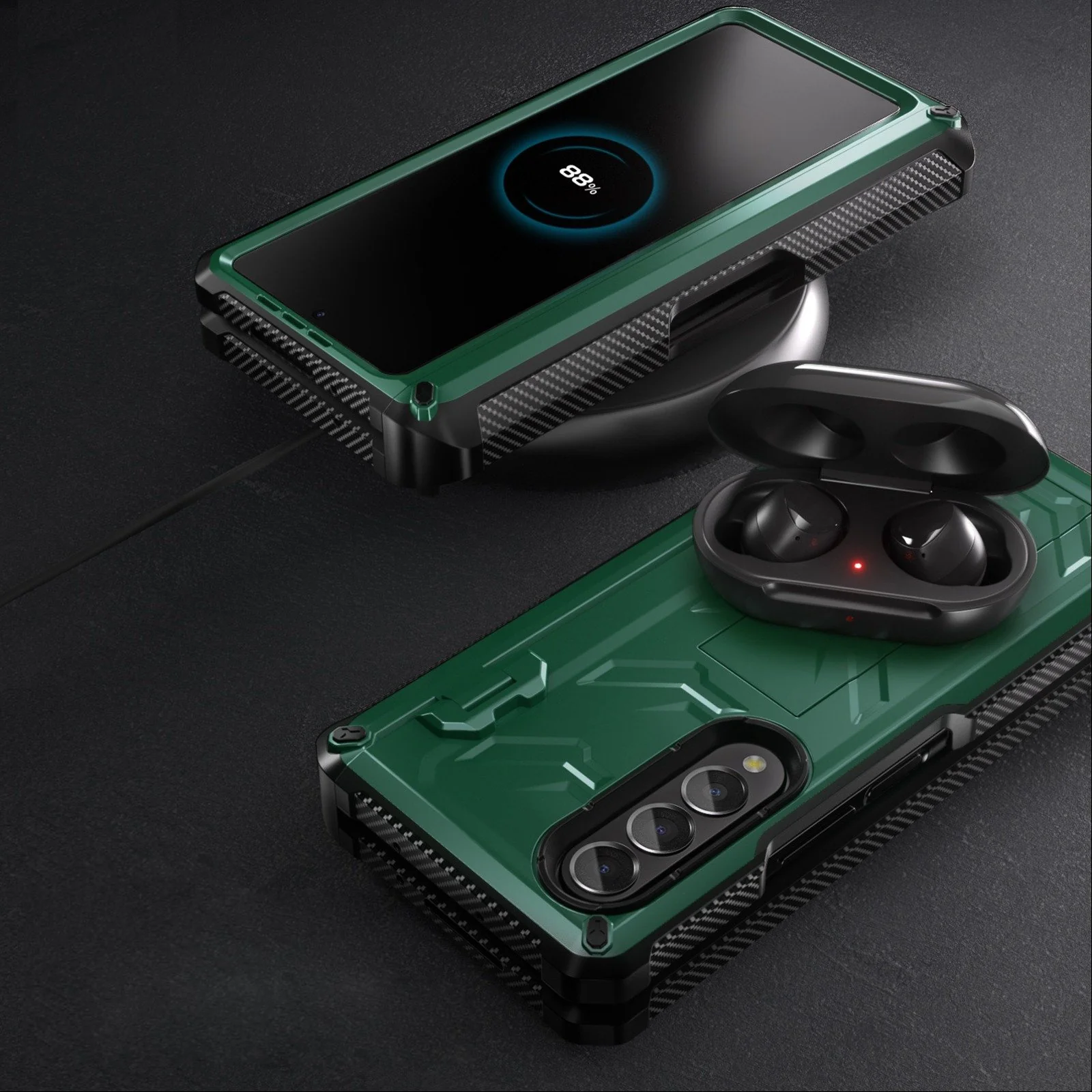 Matrix Hinge Shield Kickstand Case With Pen Slot - Samsung - Image 7
