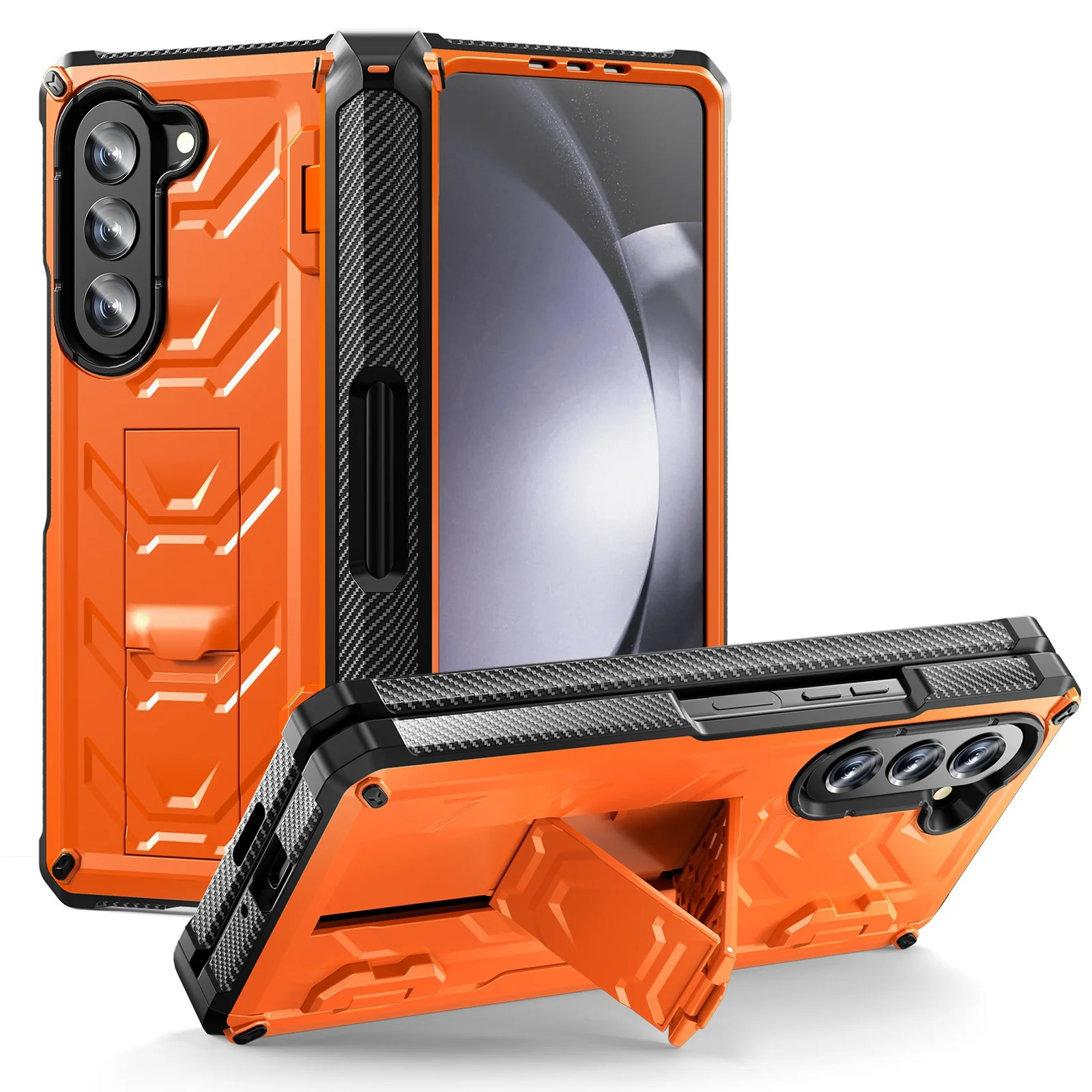 Matrix Hinge Shield Kickstand Case With Pen Slot - Samsung - Image 8