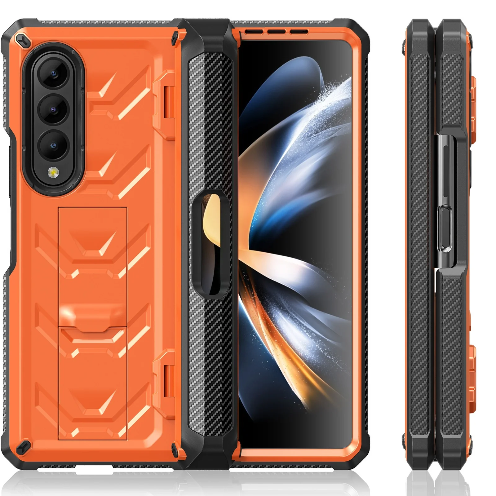 Matrix Hinge Shield Kickstand Case With Pen Slot - Samsung - Image 9