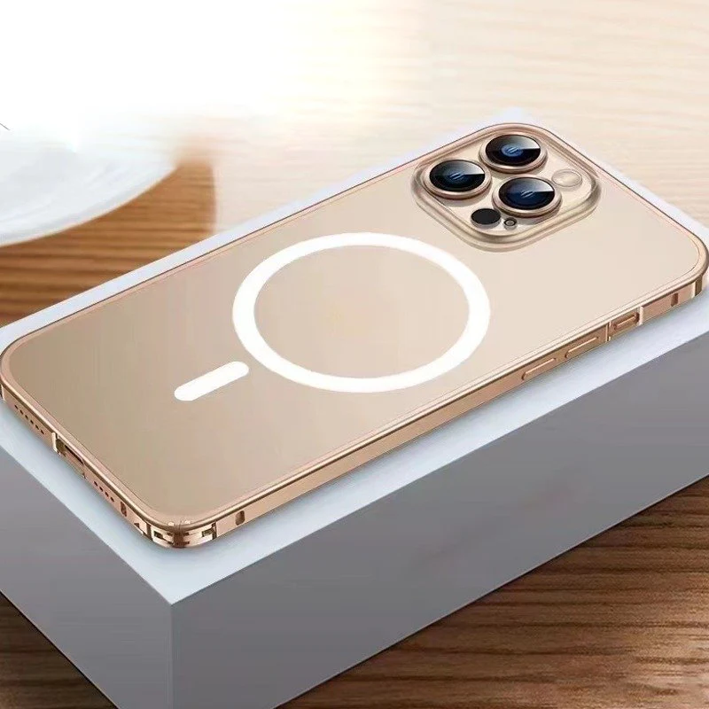 iPhone 15 Series Matte Craft Metal Edition Magsafe Case - Image 3