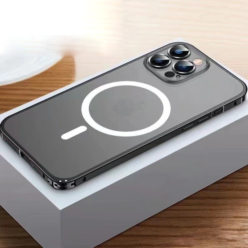 iPhone 15 Series Matte Craft Metal Edition Magsafe Case - Image 4