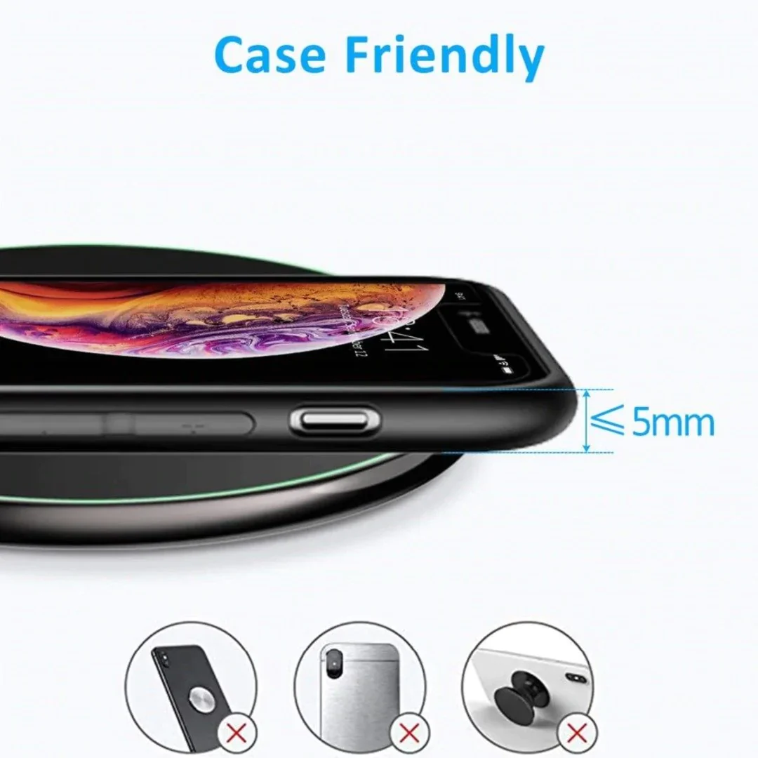 MC ® Sleek Design Qi Fast Wireless Charging Pad - Image 11