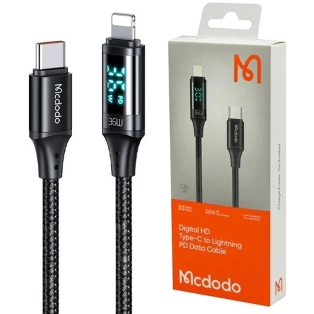 Mcdodo 36W PD Intelligent Display Type C to Lightning Cable - Image 4