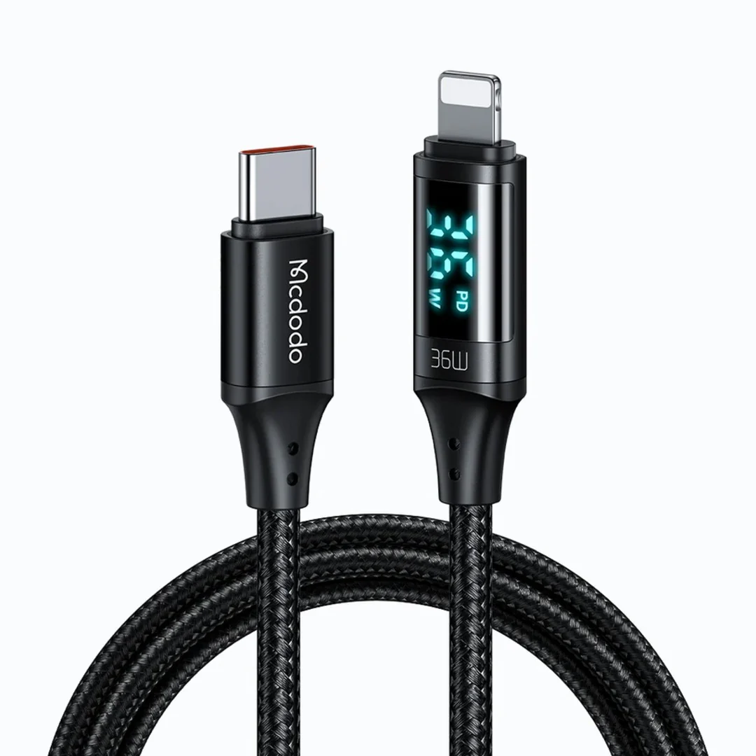 Mcdodo 36W PD Intelligent Display Type C to Lightning Cable - Image 5