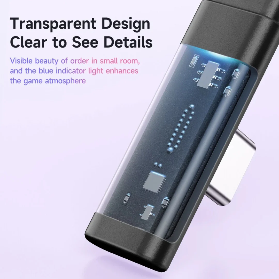 Mcdodo 36W PD Transparent Series Type C to Lightning Cable - Image 6